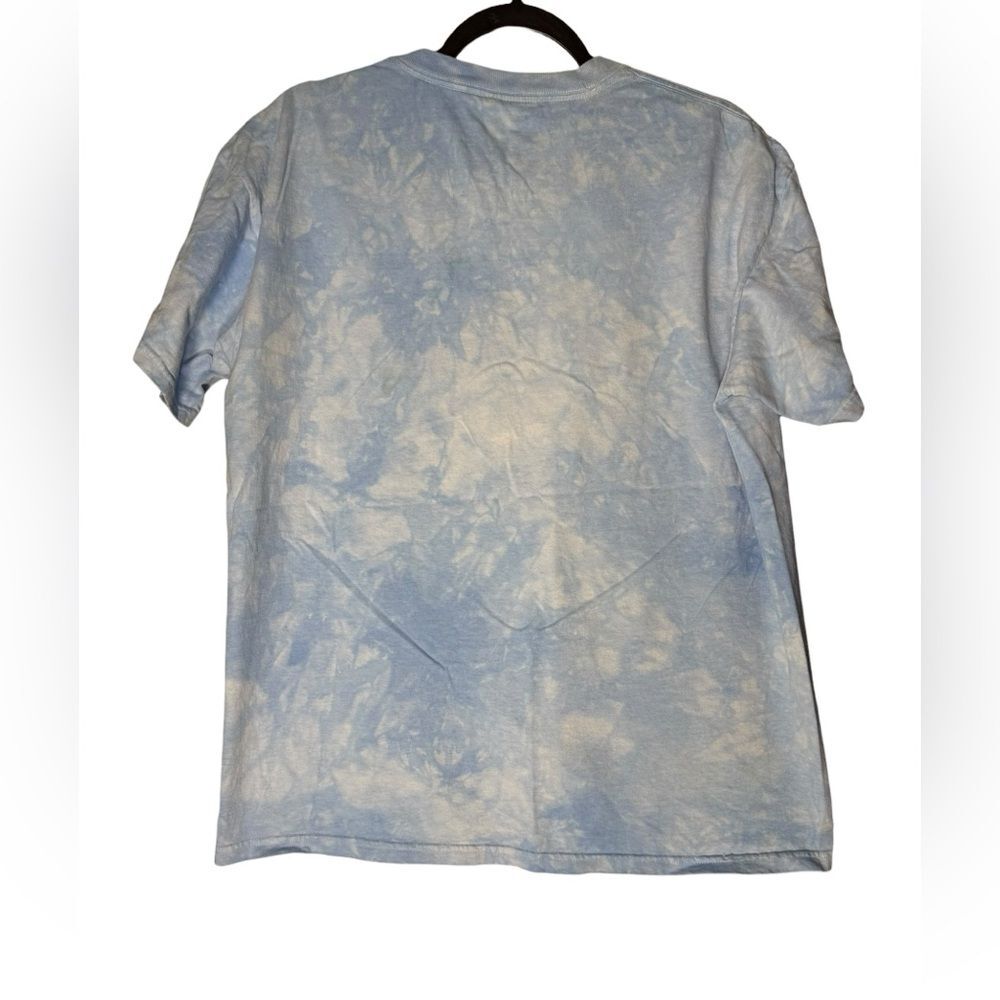 The Mountain Snow Leopard Cub T-Shirt Sz Large VTG Y2K  Tie Dye Wildlife Graphic - Picture 2 of 8